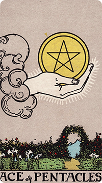 Ace of Pentacles Tarot card meaning