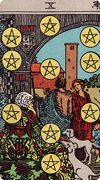 10 of Pentacles Tarot card meaning