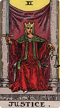 Justice Tarot card meaning