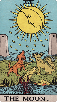 The Moon Tarot card meaning