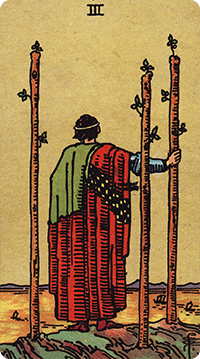 3 of Wands Tarot card meaning