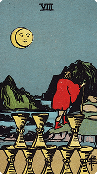 8 of Cups Tarot card meaning