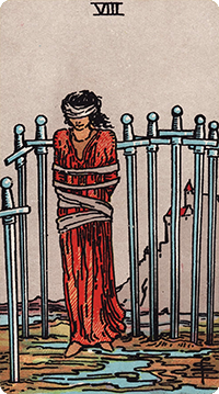 8 of Swords Tarot card meaning