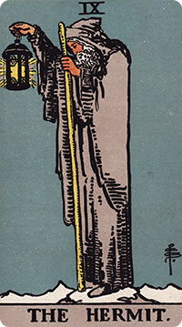 The Hermit Tarot card meaning