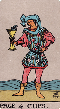 Page of Cups Tarot card meaning