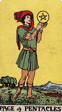 Page of Pentacles Tarot card meaning