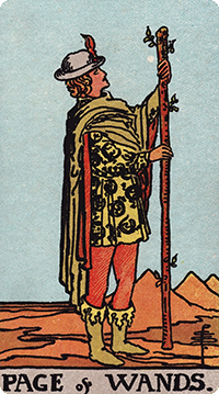 Page of Wands Tarot card meaning