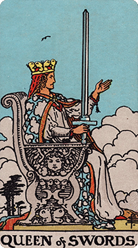 Queen of Swords Tarot card meaning