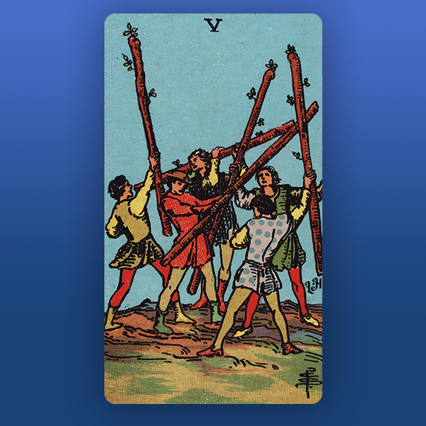 Five of Wands